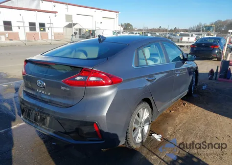 2018 Hyundai Ioniq Hybrid Limited from USA, damaged, VIN KMHC85LC8JU072773